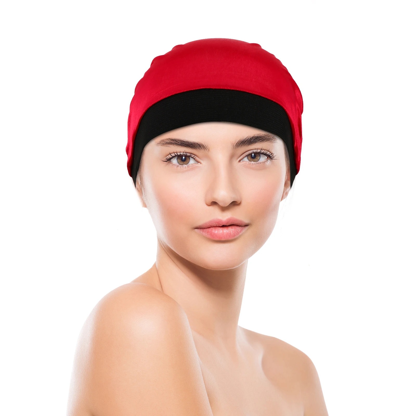 

4pcs Elastic Breathable Colorful Stretch Dome Cap Liner For Wigs Stocking Caps Wigs Dome Cap Wave Caps Hip Hop Hat