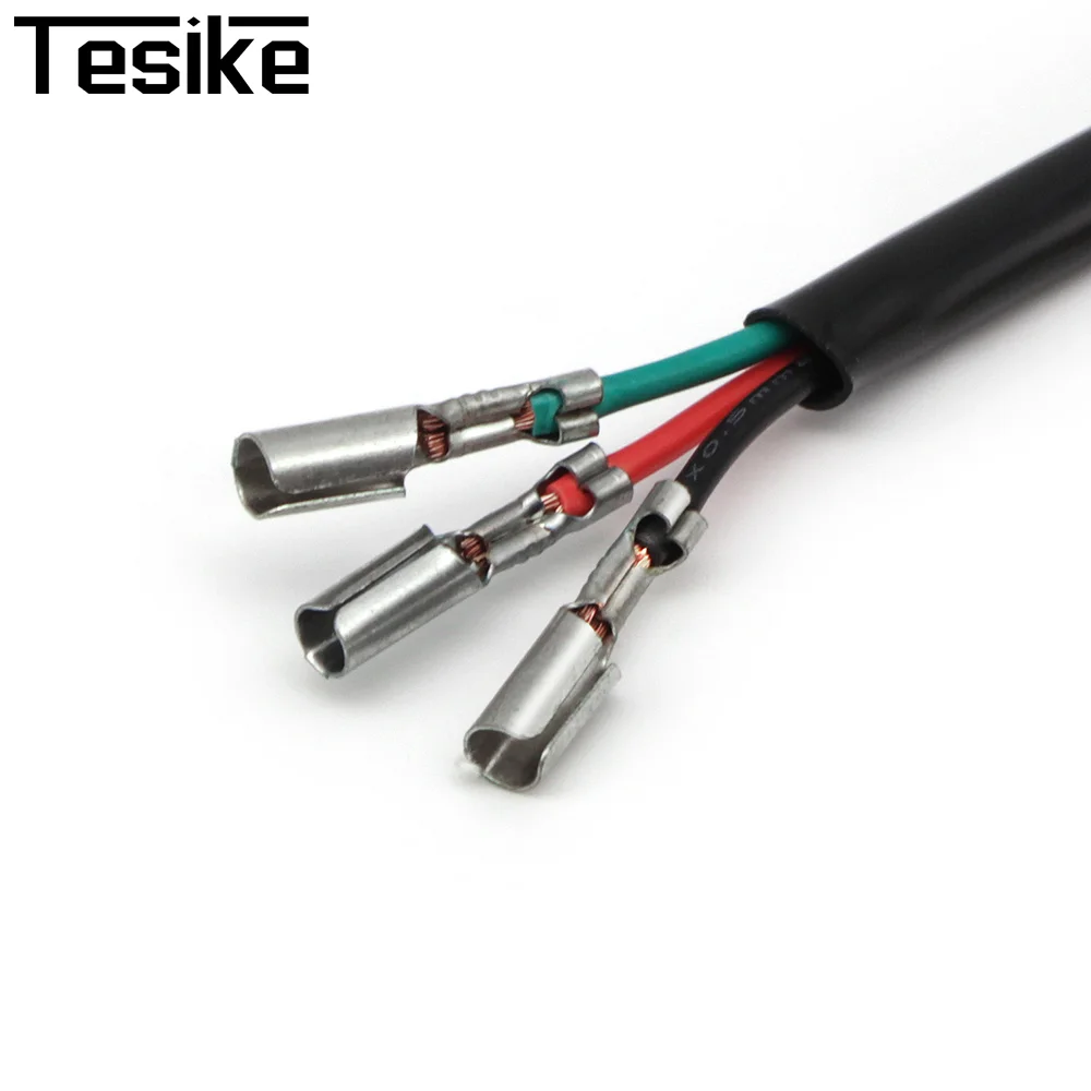 For Honda CB CBR VT750 VTX1300 VTX1800 Front Rear 3 Wires Turn Signal Wire Lead Harness Blinker Wiring Connector Adapter Plug