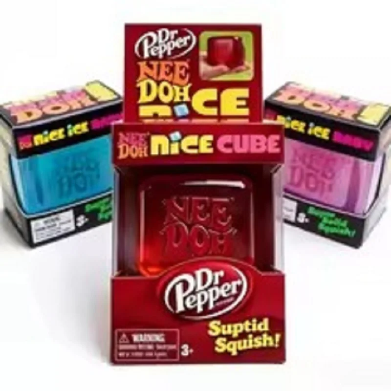 Schylling Needoh Nice Cube Sensory Fidget Cube Stress Relief Anxiety Sensory Tool for Focus ADHD & Calming Office Desk Gadget