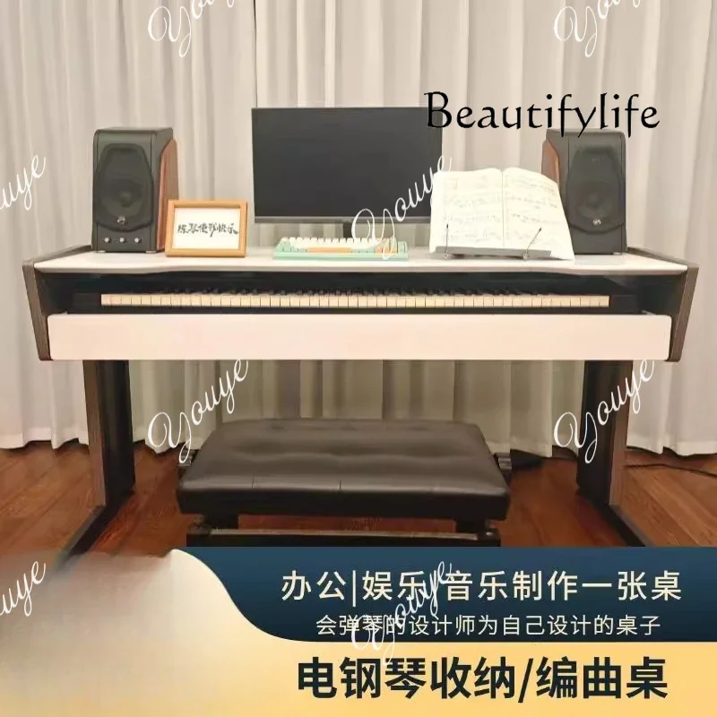 

J Z Electric Piano Table Midi Keyboard Table Arranging Workbench Recording Studio Music Production Table