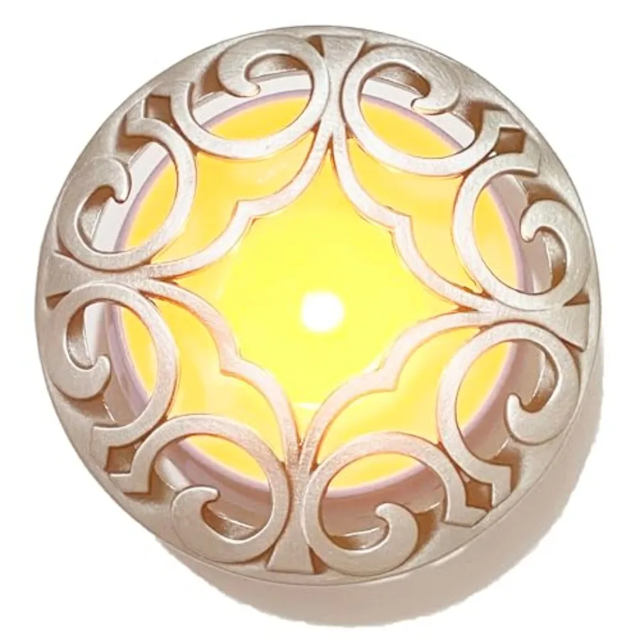 Silver Space Scented Candle Toppers Cover, Embellish Jars, Lids Shades Sleeves, Prevent Touch, Support Melt Evenly, Candle Acce