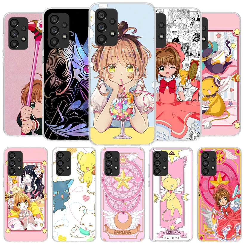 CardCaptor Sakura Anime Phone Case For Samsung A15 A25 A35 A55 A14 A24 A34 A54 A13 A23 A33 A53 A12 A52 A32 A22 A42 A05S A04S A03