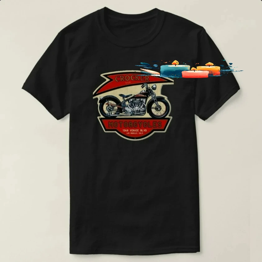 Authentic Original Vintage American Motorcycles 1346 T-Shirt 100% Cotton O-Neck Short Sleeve Summer Casual Mens T-shirt