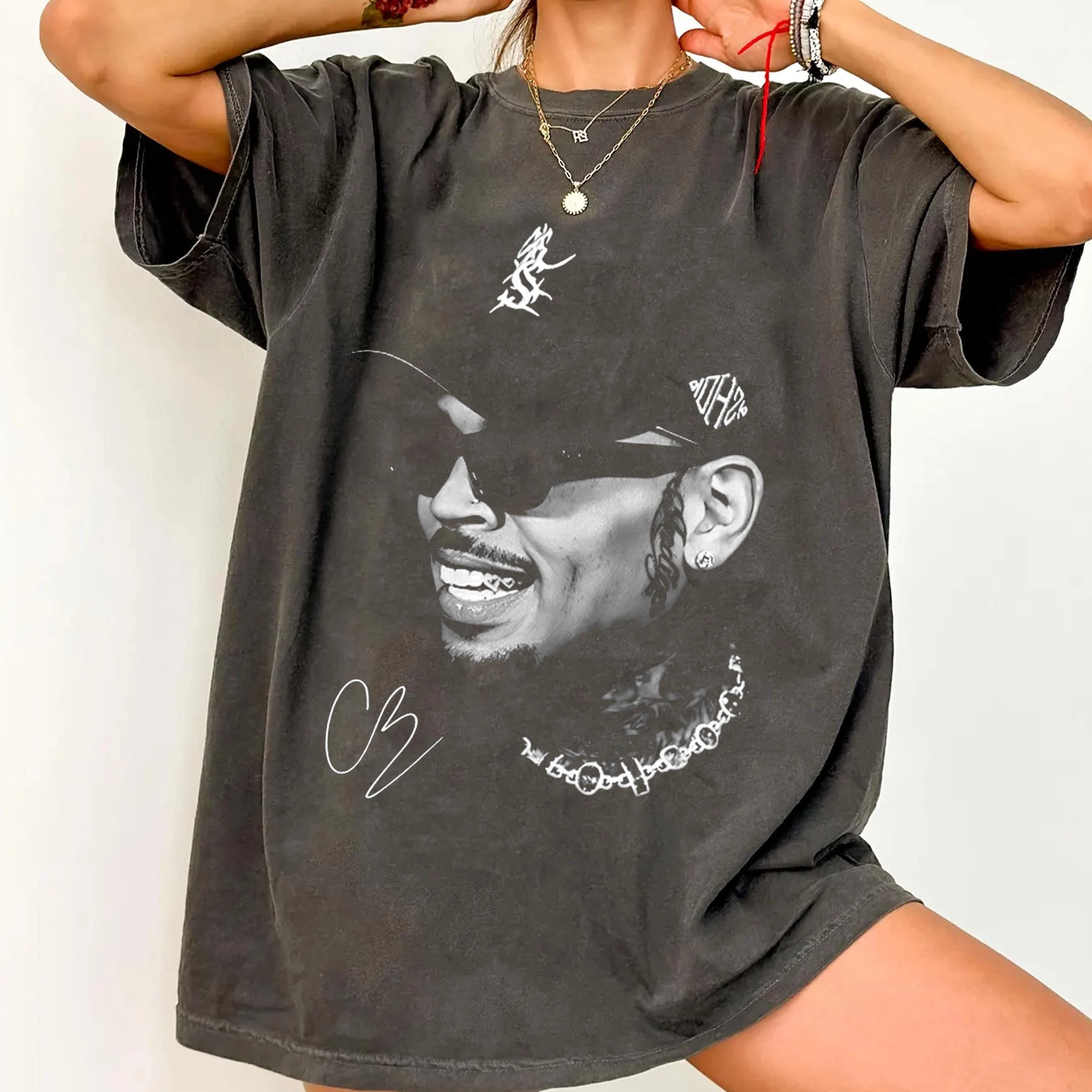 Chris Brown New Album BROWN The R&B Tour 2026 Merch T Shirt Cotton Men's Clothing Women's T-Shirt Y2k Summer Tee Fans Gifts