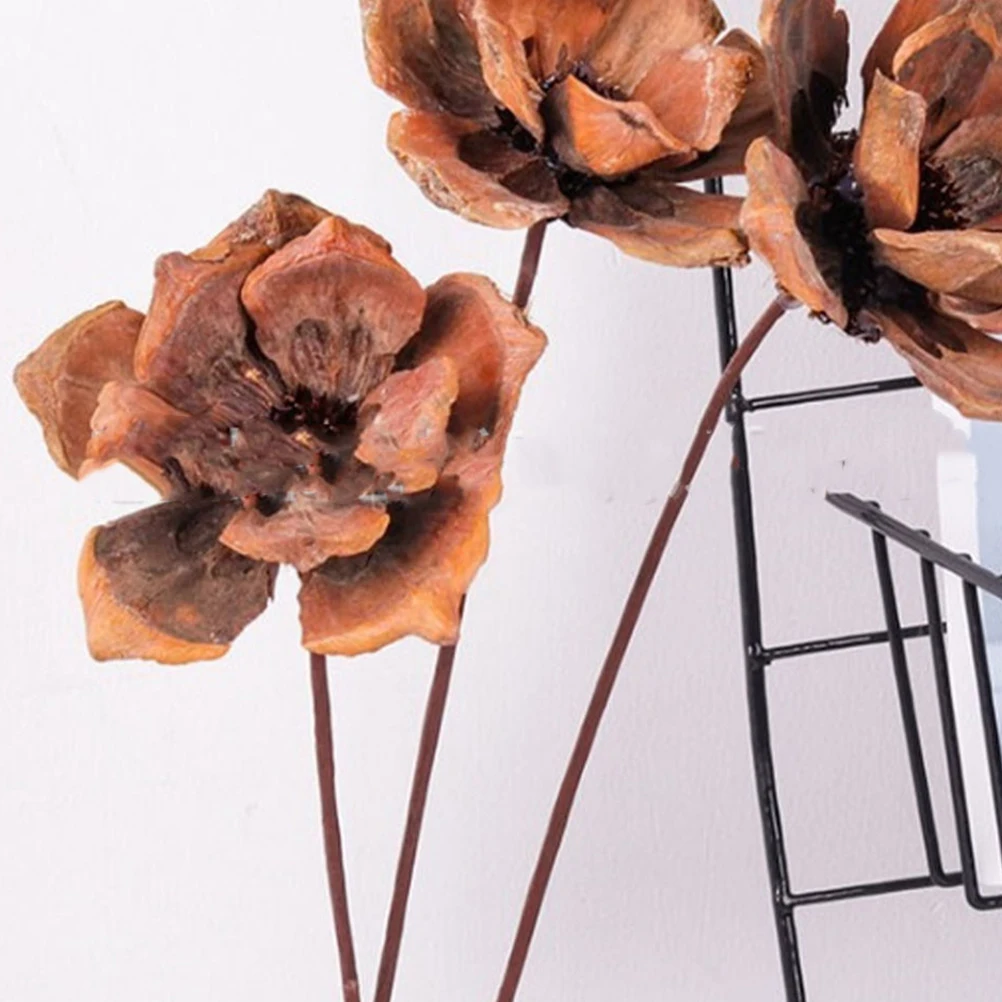 

100pcs Paper Wrapped Iron Wire Stems 2mmx40cm Coffee Brown DIY Craft Floral Arrangement Tool Wedding Decor Artificial Flower