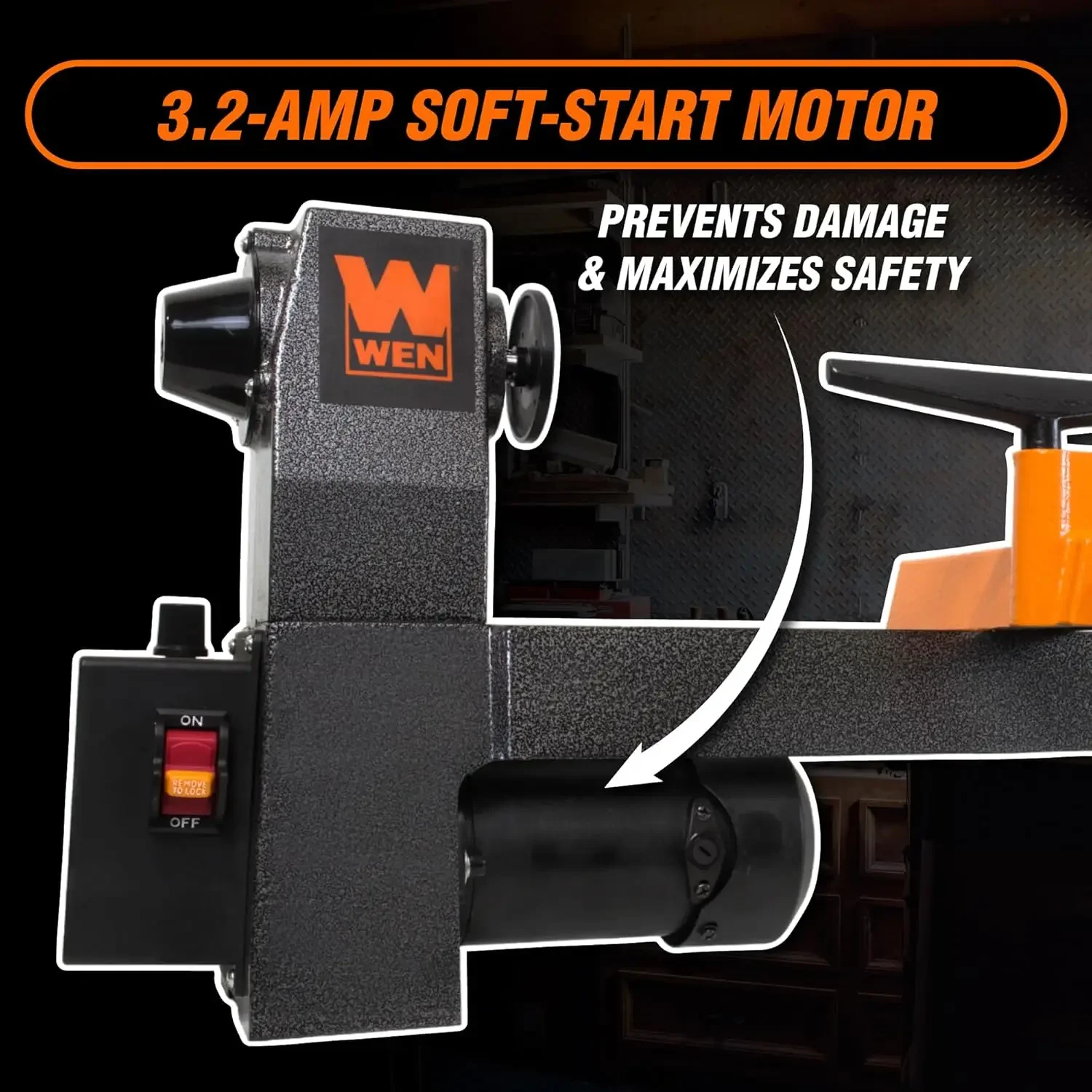 [XMSJ-مخزون محدود، اشتر الآن! ] مخرطة خشبية صغيرة ذات سرعة متغيرة 8 بوصة × 13 بوصة (LA3421) آلة مخرطة صغيرة