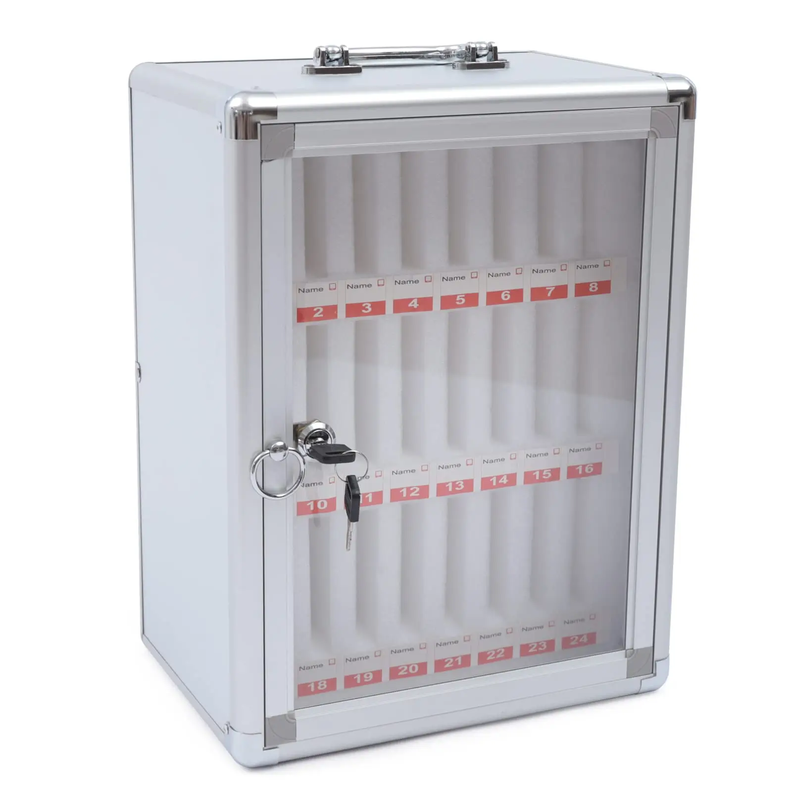 24-слотовый замок для сотового телефона из алюминиевого сплава, шкафчик для сотового телефона для классной комнаты, шкаф для хранения сотовых телефонов, отдельно стоящий/настенный шкаф