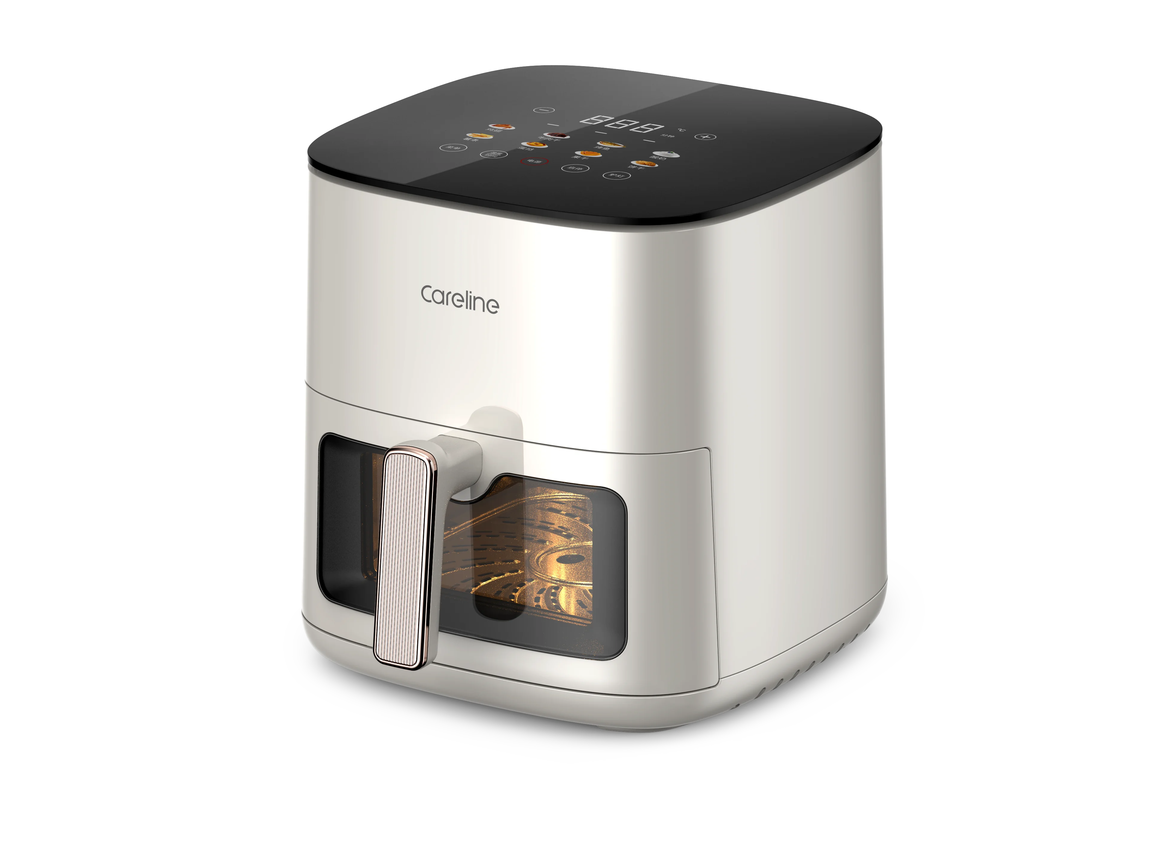 2025 스마트 디지털 에어프라이어 (LED 디스플레이 투명창 & 이중 상하 열 시스템 탑재) (건강한 무오일 요리)