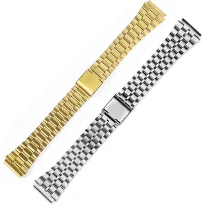 Vintage Metal Watch Strap for Casio, Stainless Steel Bracelet, High Quality, 18mm, SGW400, F91W, F84, F105, 108, A158, 168, AE1200, 1300 10 Main Sales Watch Casio Vintage - №5