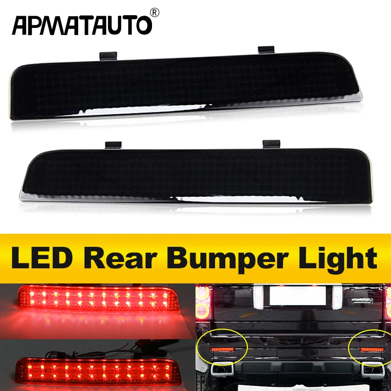2Pcs Led Rear Bumpe…