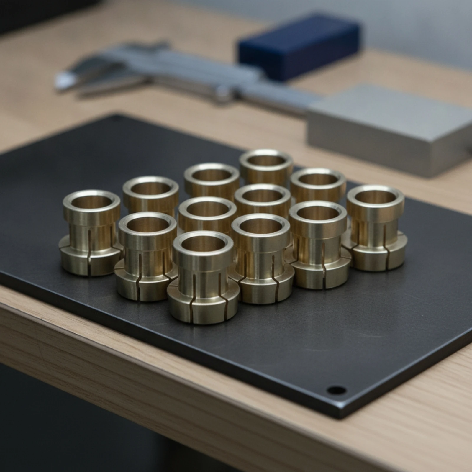 15 Pieces Brass Collet Segmented Circular Collet Jewelry Tool Compact for Jewelers, Bench Work - view 5