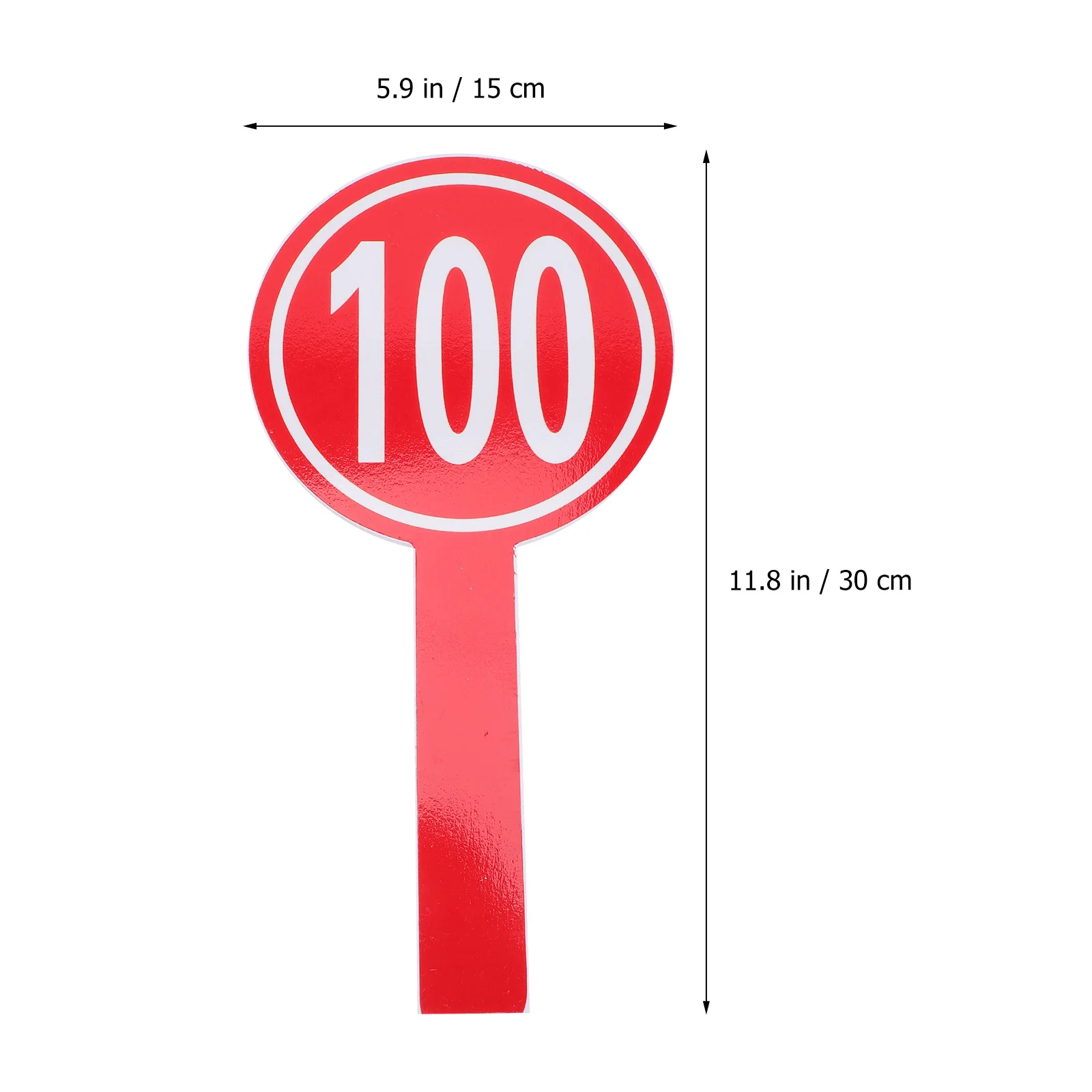 

4Pcs Score Board Double Sided Handheld Whiteboards Premium Material Easy Erasable Small Dry Erase Board for Judges Voting