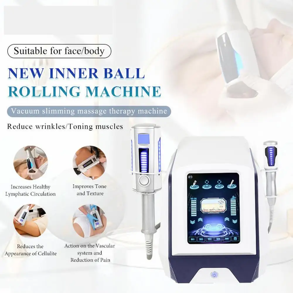 Newest Vela Inner Ball Roller Massage Machine Cellulite Removal Body Slimming Shape Physical Therapy Removal Lymphatic Drainage