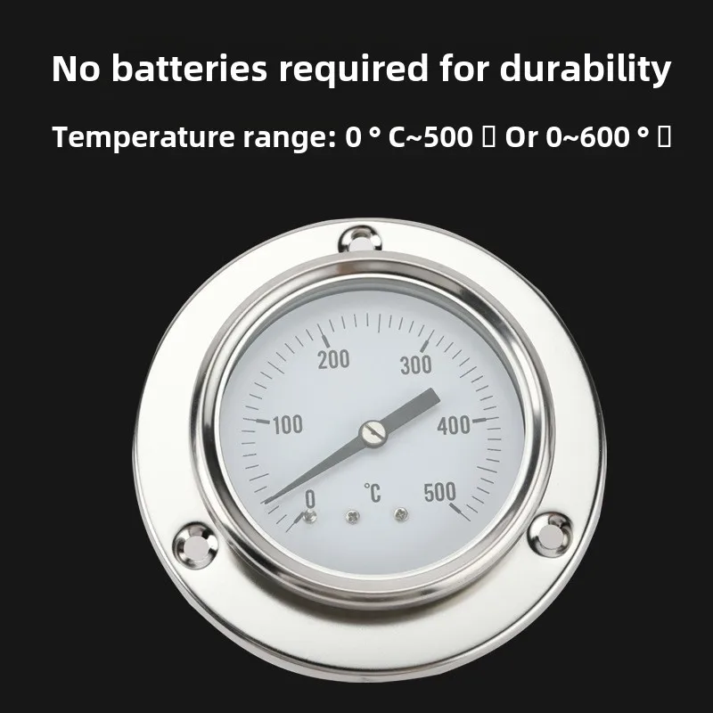 1Pc Oven Thermometer with Stainless Steel Probe (up To 500°C) Suitable for Kitchen Grill Oven Rust-proof and Durable