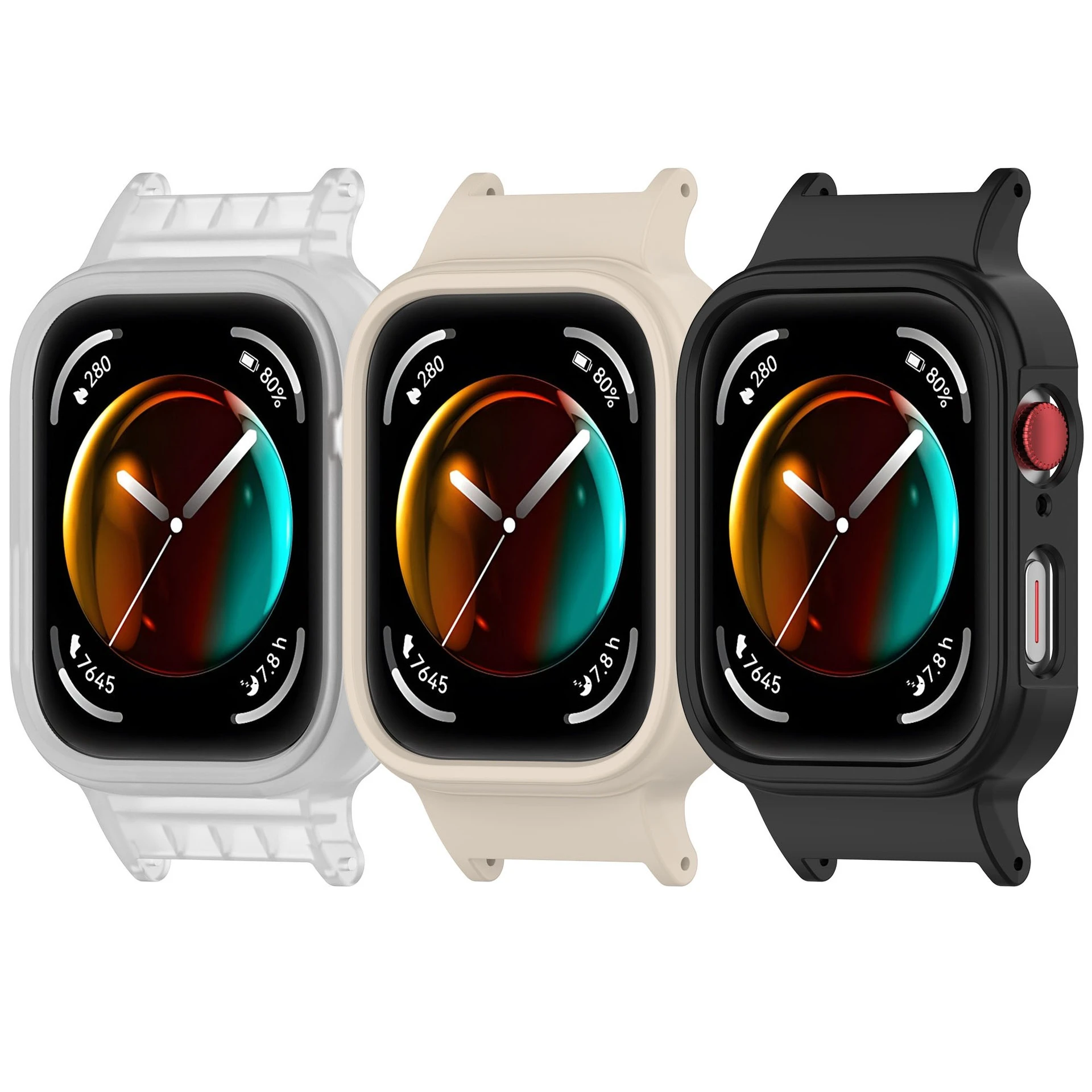 Huawei Watch Fit3用統合コネクタスーツ付きPCウォッチケース 統合コネクタ付きPC保護ウォッチフレーム