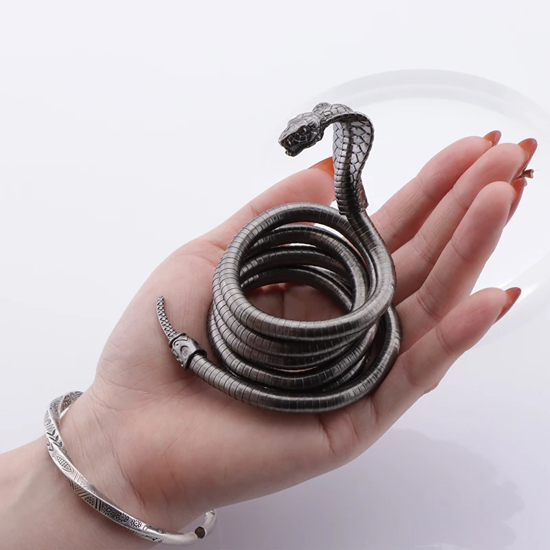 2023 Penis Lock Cock Ring Bondage Cobra Diy Ball Stretcher Scrotum Metal Erection Male Ornament Delay Ring Sex Toy Man Sexy Toys