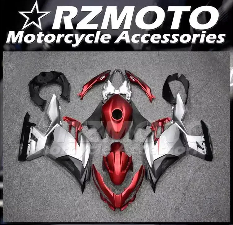 4Gifts New ABS Motorcycle Fairings Kit Fit For Kawasaki EX 250 400 2019 2020 2021 2022 2023 19 20 21 22 Bodywork Set Red Matte