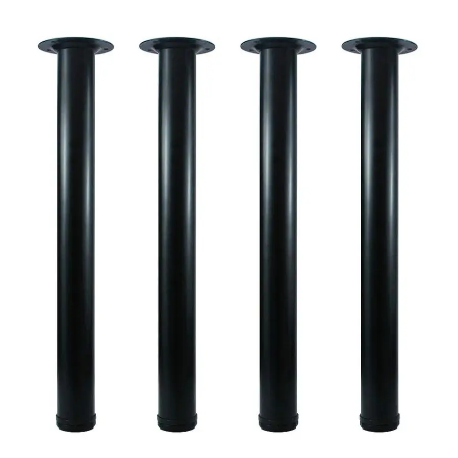 

20 inch Adjustable Metal Bench Legs, Coffee Table Leg, End Table Leg, Furniture Leg Set, Set of 4 Black