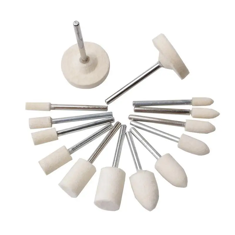 

High-quality wool buffing head polishing tool 3*4-12 cylindrical elliptical mirror polishing tool instrument repair accessories