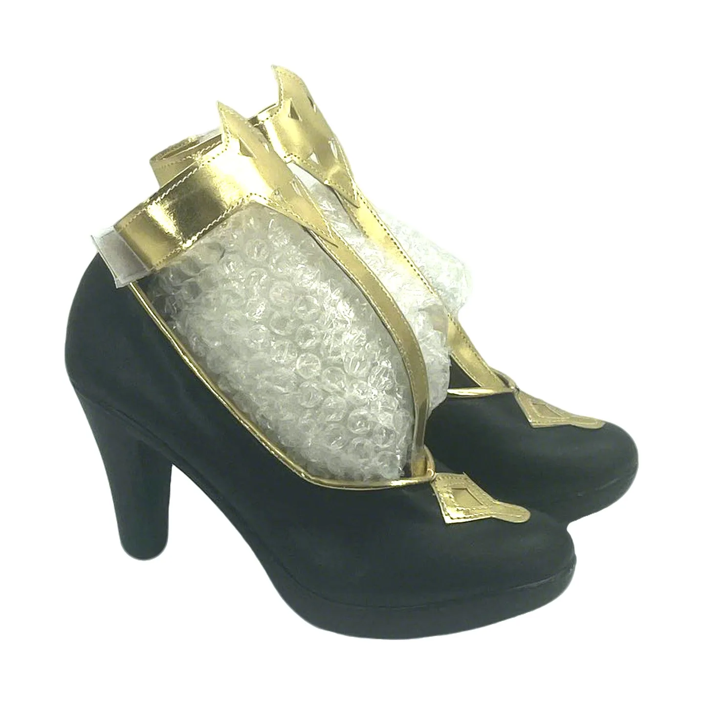 Buty do cosplayu Emilia Anim Re:zero Skóra PU Czarne Buty Akcesoria do cosplayu anime Halloween Karnawałowe buty wykonane na zamówienie