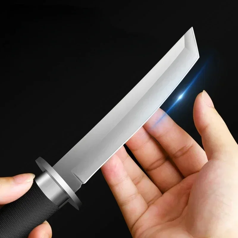 Japanese tactical self-defense knife Outdoor portable field knife Kitchen home knife with sheath high hardness fruit knife