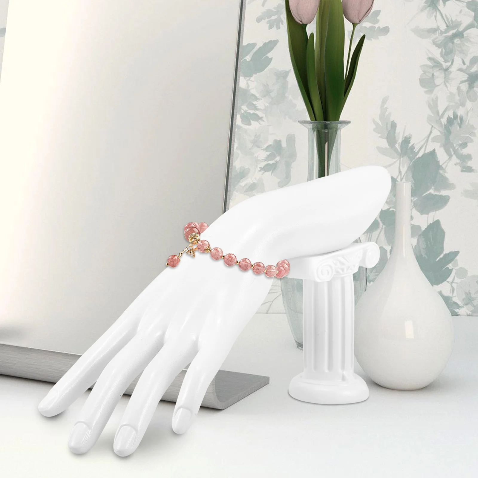 

H Model Jewelry Holder Ring St Mannequin Store Bracelet Display Tabletop Compact Multi function Accessories Exhibit Necklace