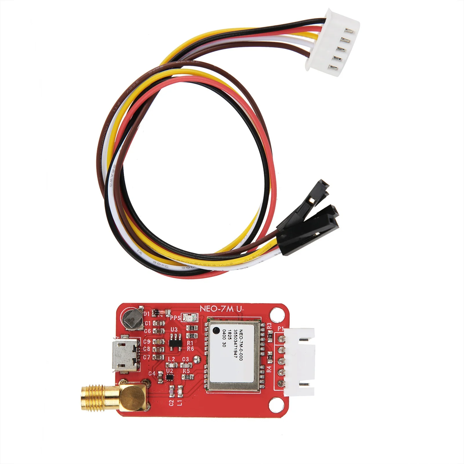 

GPS Module Satellite Positioning Board Serial Communication Carrier Ceramic Antenna