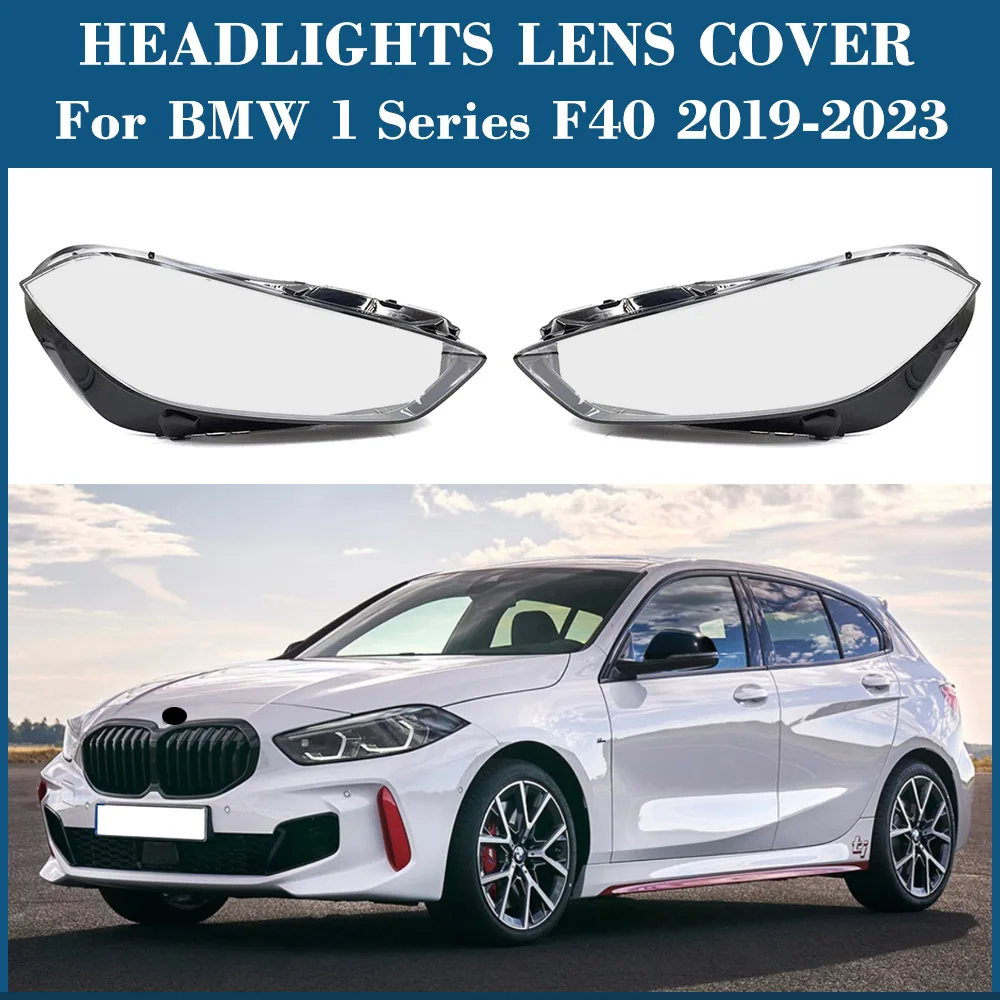 

For BMW 1 Series F40 2019 2020 2021 2022 2023 Headlight Lens Cover Headlamp Lamp Cover Replace Original Lampshade Plexiglass
