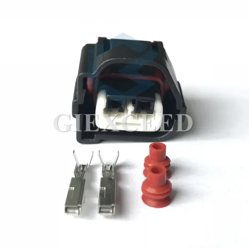 

2 комплекта 2-контактных разъемов AC 90980-10899 7283-7020-10 для передних противотуманных фар, включая гнездо для противотуманной фары в бампере, для Chevrolet Baojun