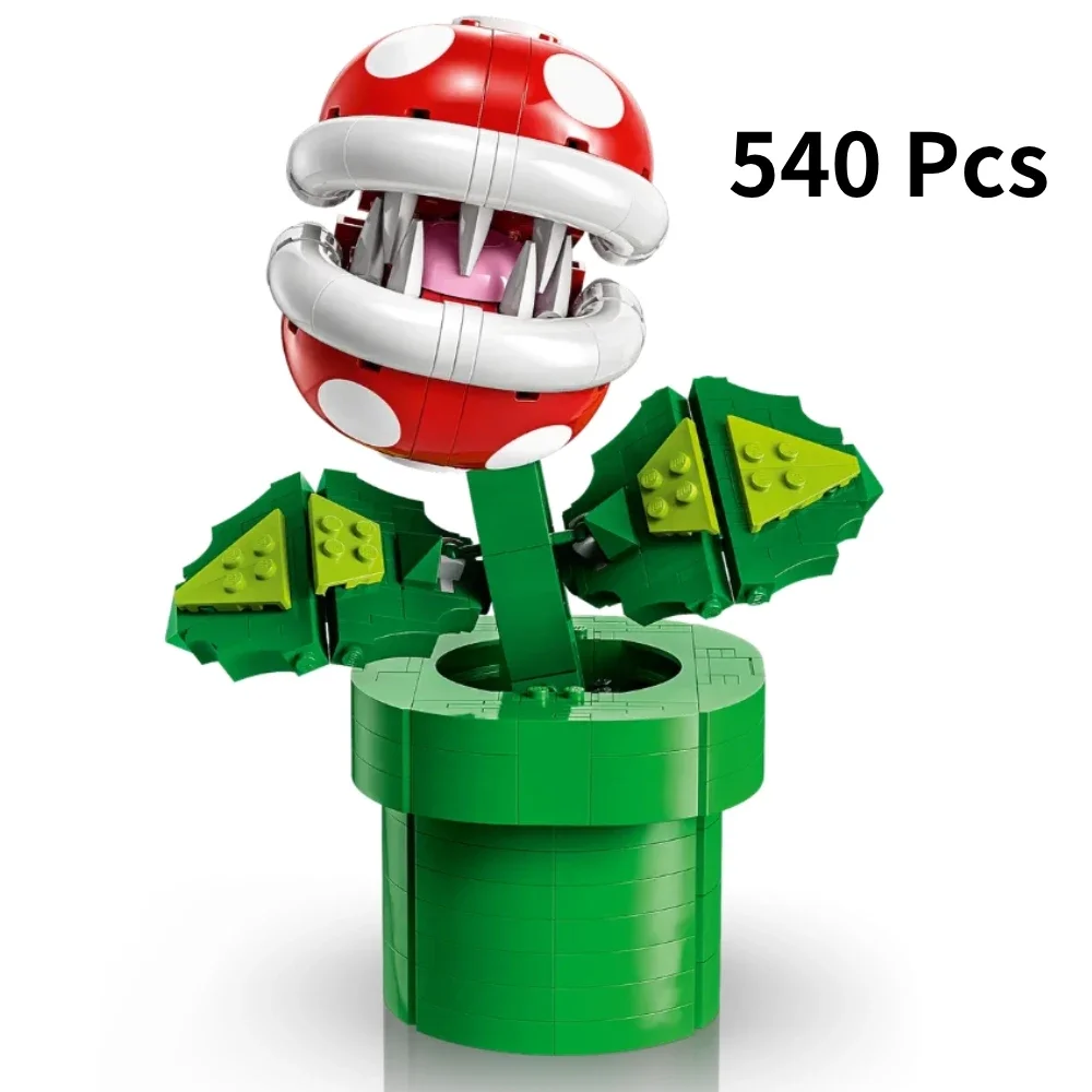 Super Marioed compatible  Piranha Plant Set Building Blocks Game Model Home Decoration Toy Children Birthday Gift