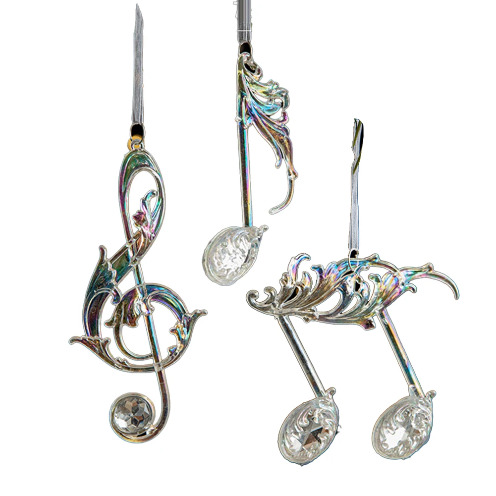 زينة عيد الميلاد المعلقات جليدية الاكريليك الحلي خفيفة الوزن مظهر واقعي حواف نابضة بالحياة احتفالات عيد الميلاد