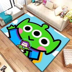 Three Eyes Toy Story Cartoon Cute HD Printed Carpet Living Room Home Decor Sofa Table Rug Non-slip Chair Lounge Mat Picnic Camp