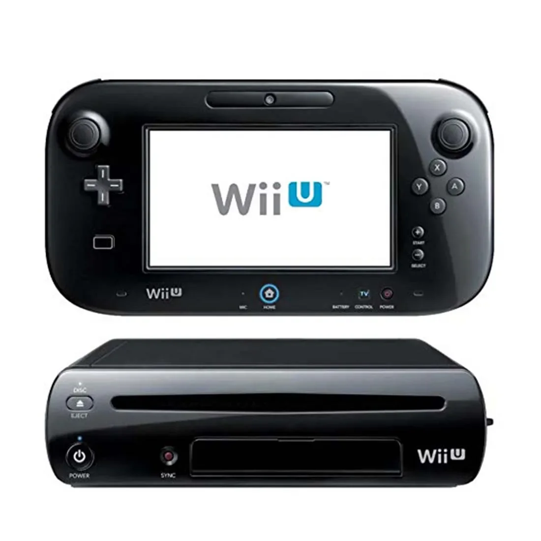 Used Nin tendo Wiiu Handheld Picofly Hacked Unpatched Tablet Family Video Game Console Black 8GB Basic Set 8GB