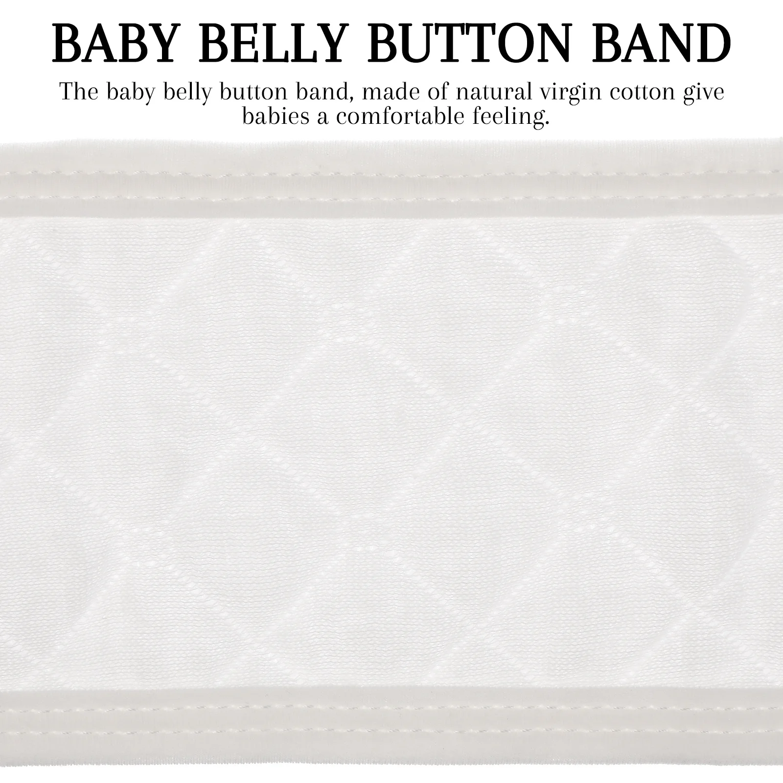 

8Pcs Baby Belly Button Bands Cotton Breathable Newborn Navel Belt Soft Protector Infant Umbilical Wrap for Cold Protection