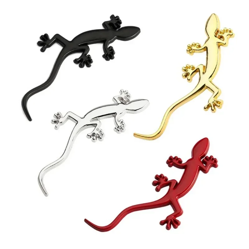 Car Sticker 2PCS Gecko Logo Side Window Emblem for Auto Body Trunk Badge Decal styling parts