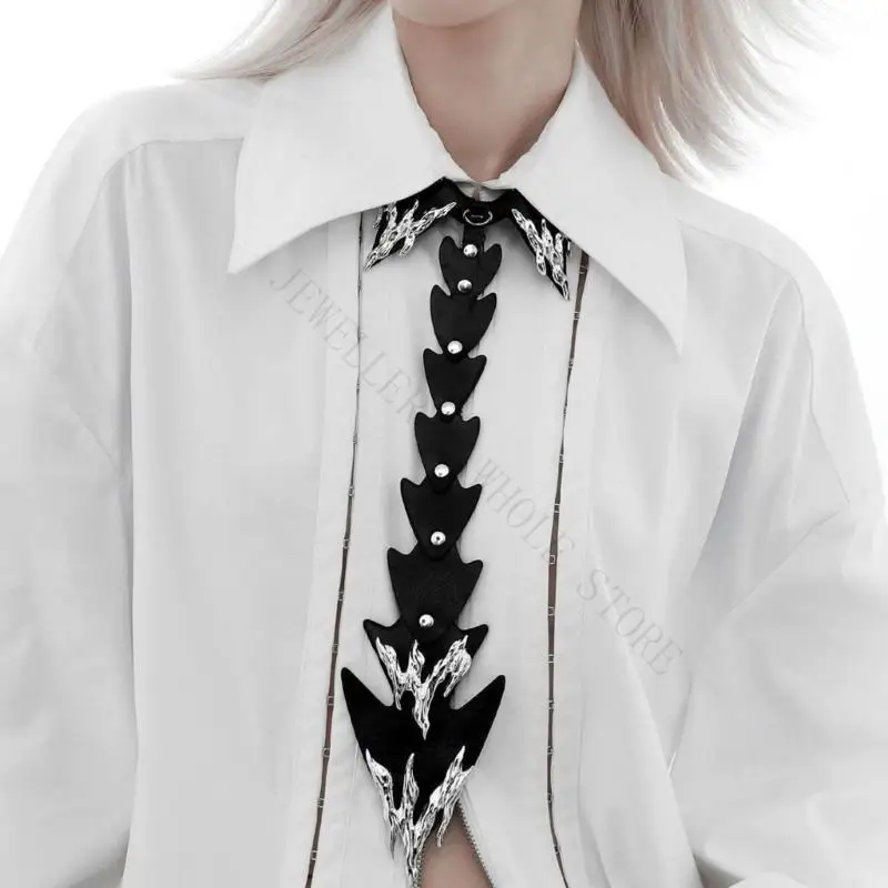 r7uf-edgy-fires-pattern-no-tie-required-necktie-convenient-wear-for-busy-professionals-and-styles-enthusiasts