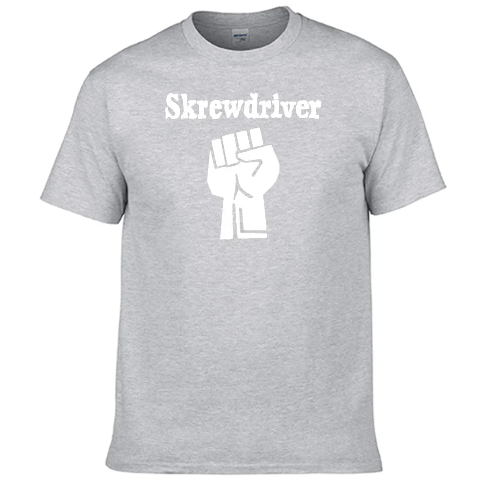 Band Skrewdrivers T Shirt 100% Cotton Men Shirt N016