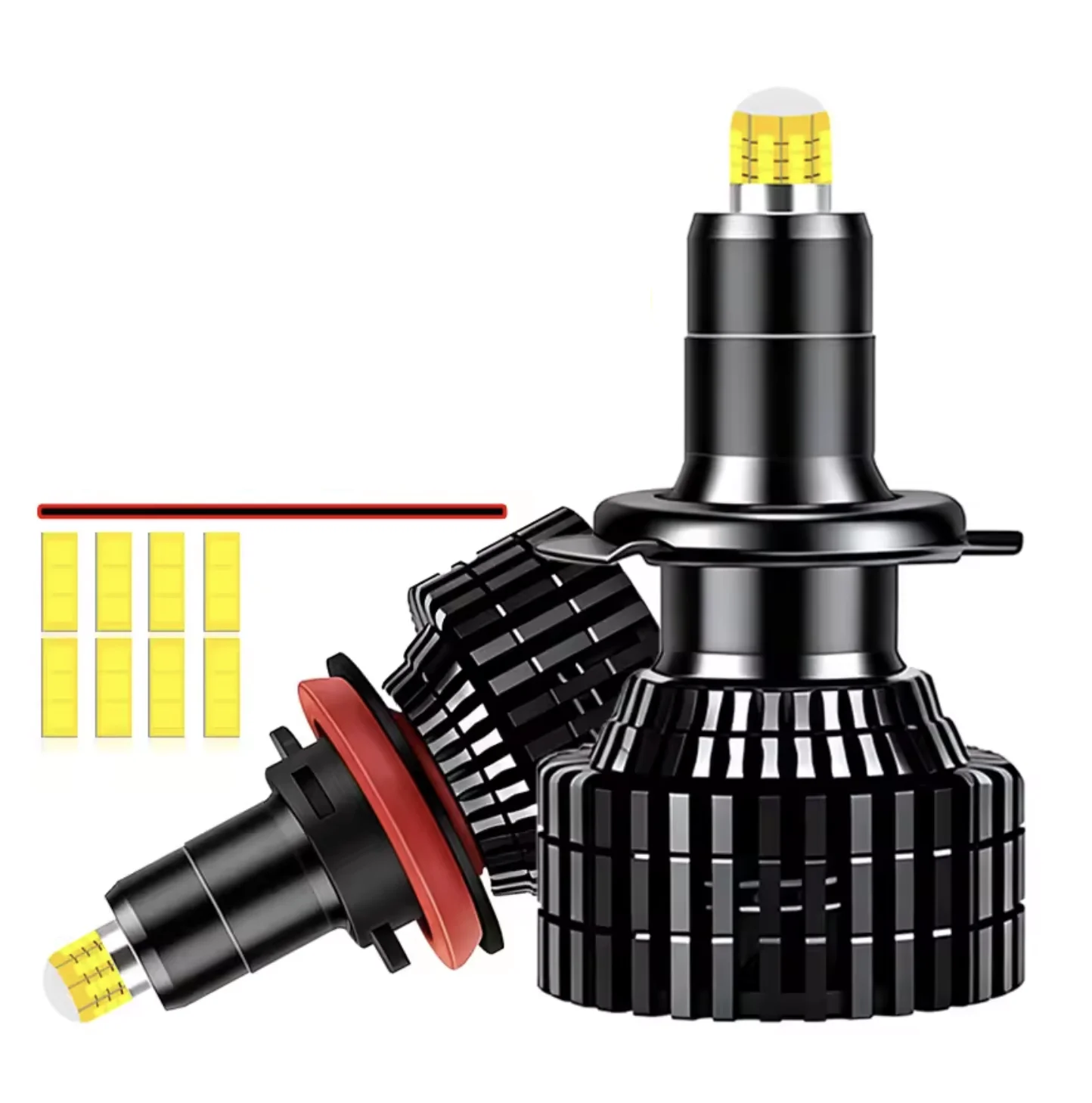 

2 шт. светодиодные лампы H11 Canbus для автомобильных фар, 360 градусов, 160000 лм, H7 H1 HB3 9005 HB4 9006, 300 Вт, автомобильные противотуманные фары, мини-лампа Turbo