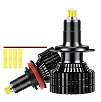 2 Bombillas LED H11 Canbus para Faros Delanteros de Coche, 360 Grados, 160000LM, H7 H1 HB3 9005 HB4 9006, 300W, Luces Antiniebla Automotrices, Mini Lámpara Turbo