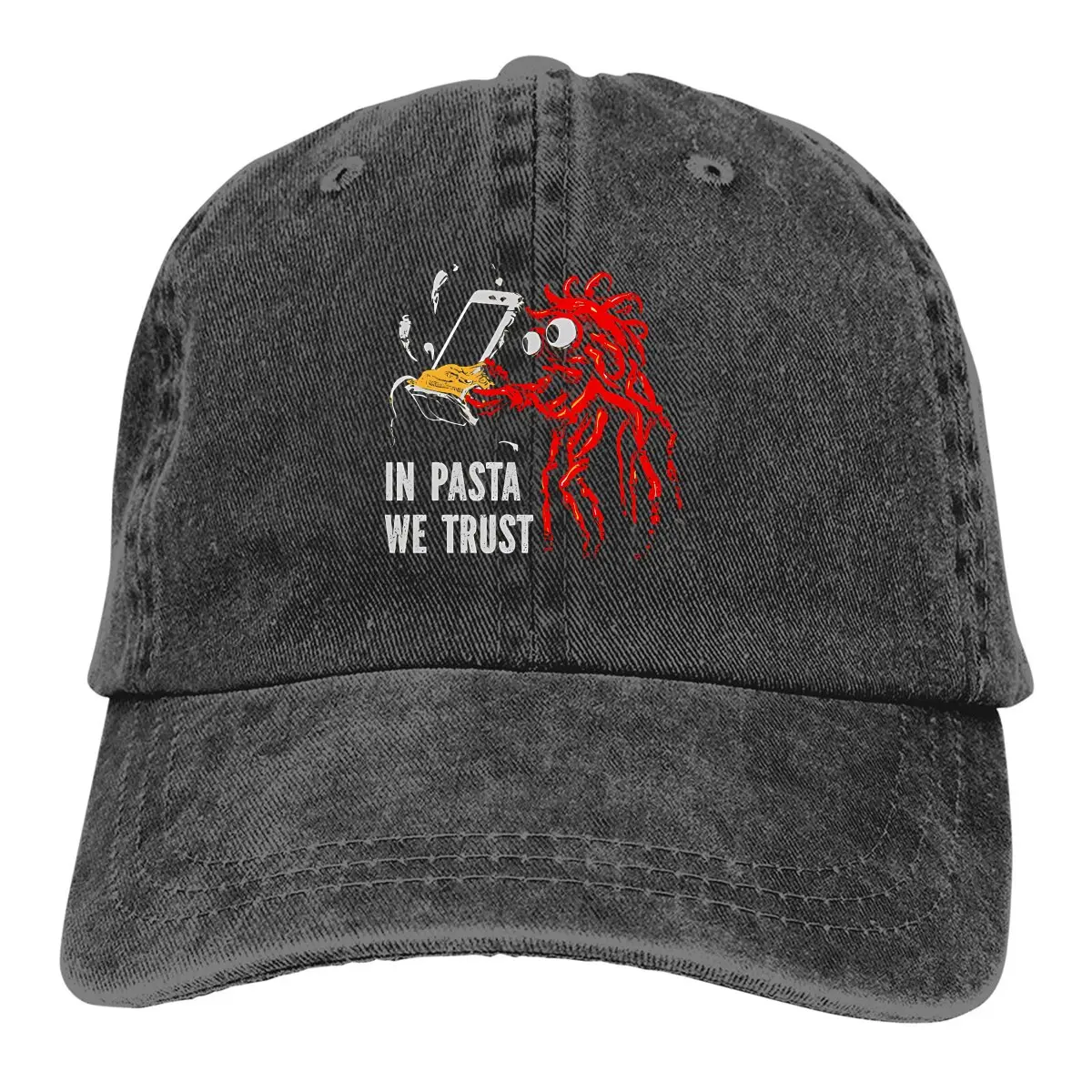 

Summer Cap Sun Visor Pasta We Trust Hip Hop Caps Flying Spaghetti Monster Cowboy Hat Peaked Trucker Dad Hats