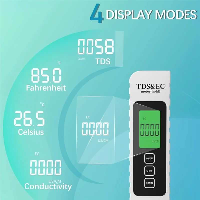 

ABFY-Digital Water Tester Water Tester For Drinking Water Digital For Drinking Water Various Water Sources