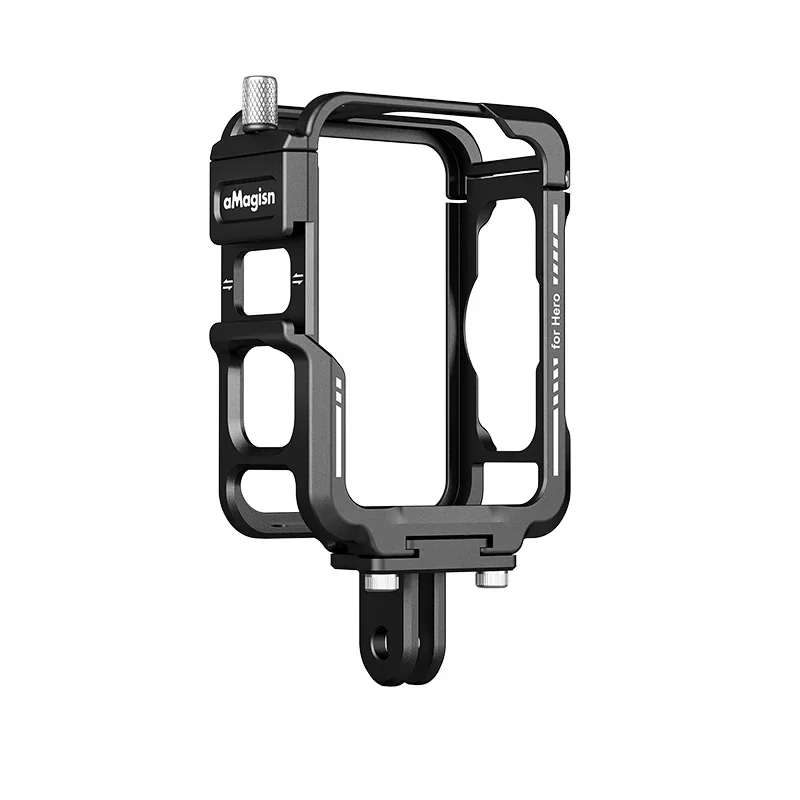 

Aluminum Alloy Housing Cage Protective Frame Case Metal Rabbit Cage for GoPro Hero 13 12 11 10 9 Camera Cage Rig Accessories