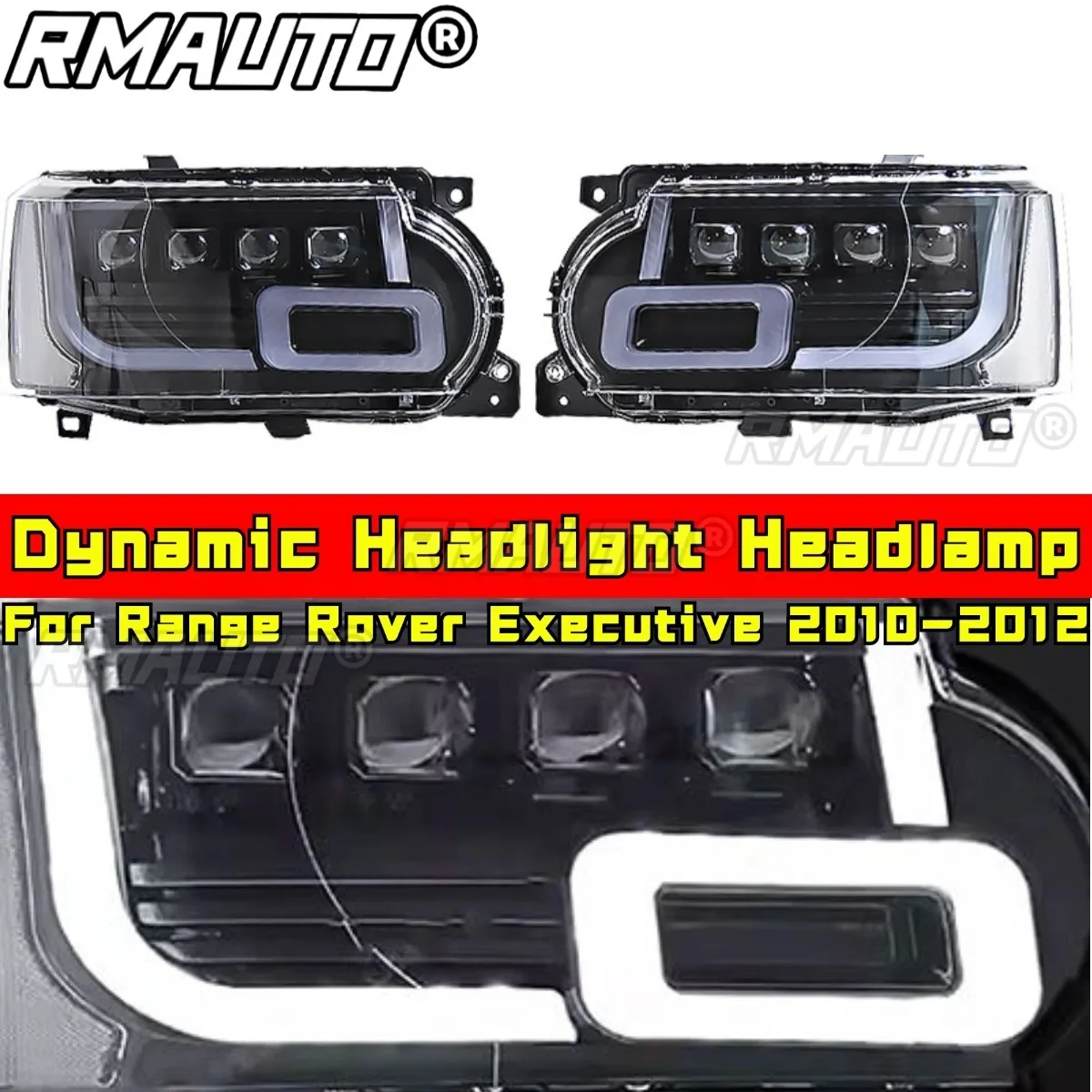 

Для Range Rover Executive 2010-2012 автомобильные аксессуары динамические фары дневные ходовые огни ближний дальний свет комплект кузова