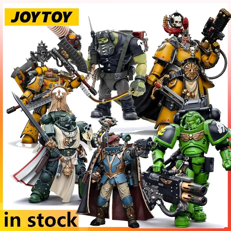 

JOYTOY Warhammer 40K 1/18 Scale Action Figure, Brother Xavak Salamanders Eradicators - Articulated Figurine for Collection