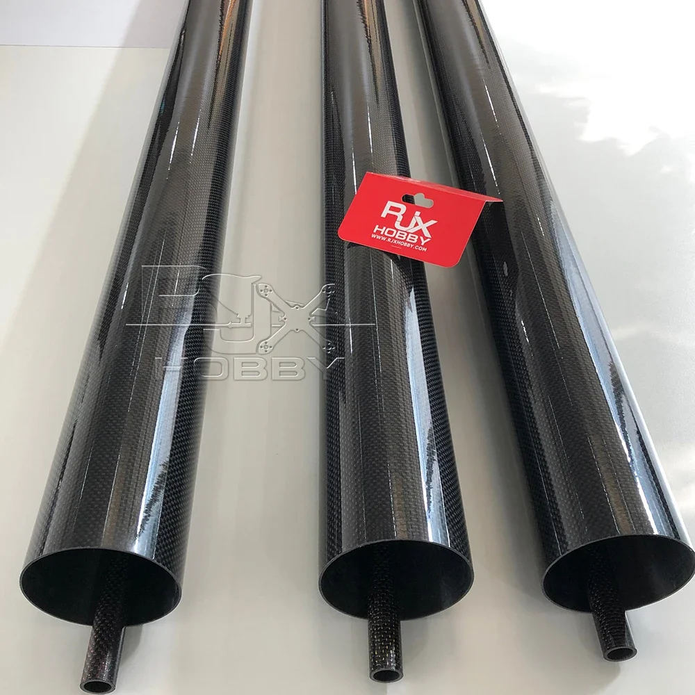 RJX 100mm 150mm 180mm 200mm 250mm 300mm 400mm Carbone Tubing Large Diameter Carbon Fiber Tube