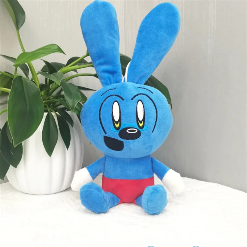 38cm Riggy The Rabbit Plush Toy Stuffed Animal Monkey Bunny Soft Doll Sleeping Danno Cal Drawings Kids Children Birthday Gift