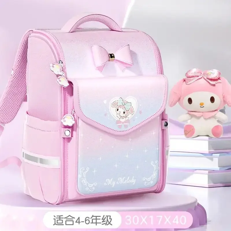 

Kuromi Cinnamoroll Anime Ins Student Schoolbag Cute Cartoon My Melody Lightweight Children Student Backpack Lovely Gifts Toys