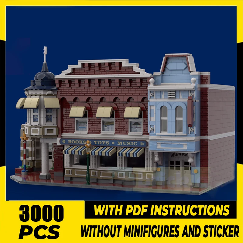 

Строительные блоки Moc, волшебное королевство, город, квадратная модель империи, технология, кирпичи, сделай сам, сборка, праздничная игрушка, подарки