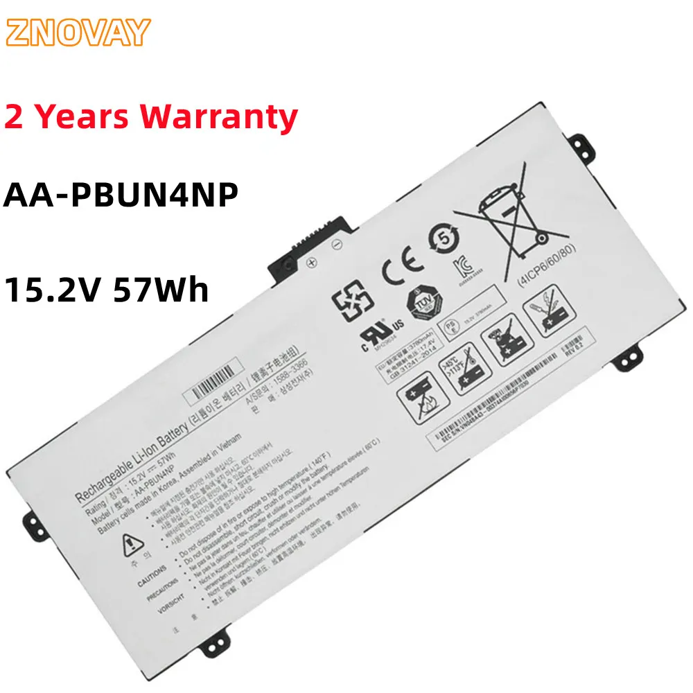 

ZNOVAY AA-PBUN4NP 15.2V 57Wh 3750mAh Battery For SAMSUNG NP940Z5L-X01US/X03US/S03US NP9300AA NP940Z5J