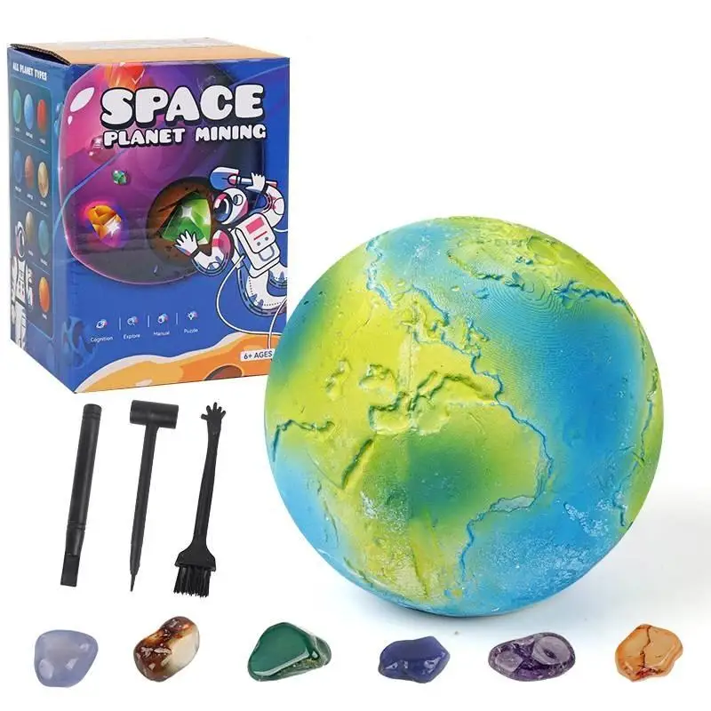 brinquedo-educacional-de-escavacao-arqueologica-para-criancas-exploracao-de-gemas-e-minerais-do-planeta-tesouro